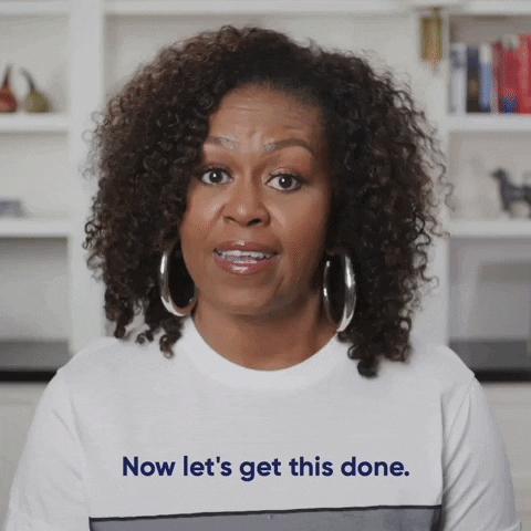 Michelle Obama Election GIF by When We All Vote