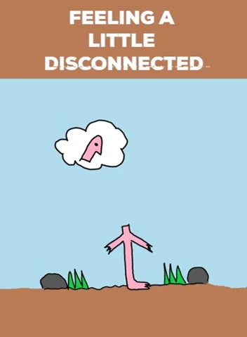 Overthinking Spaced Out GIF by Caroline - The Happy Sensitive