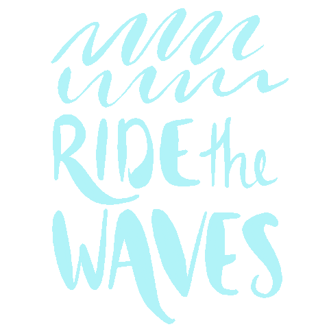 Illustration Hang Ten Sticker