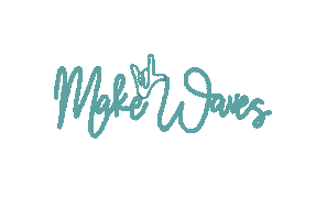 Make Waves Joy Sticker