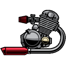 Motorland Sticker by Suryanation