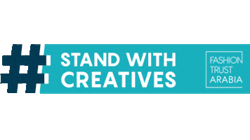 Stand With Creatives Sticker by Fashion Trust Arabia
