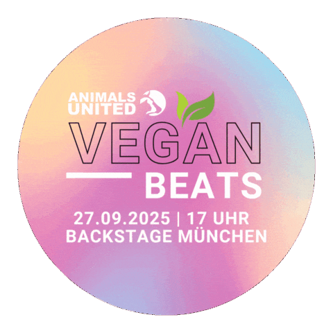 Veganfestival Sticker by ANIMALS UNITED e.V.