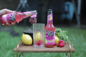 Pink Pouring GIF by Square Root Soda