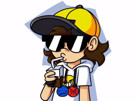 Juice Drinking GIF