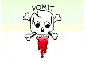 Skull Vomit GIF