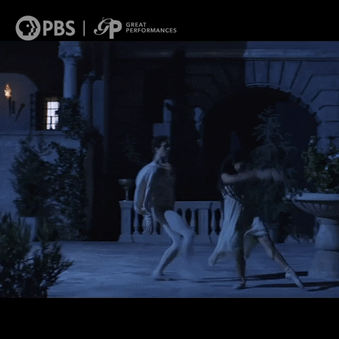 Romeo And Juliet Dance GIF by GREAT PERFORMANCES | PBS