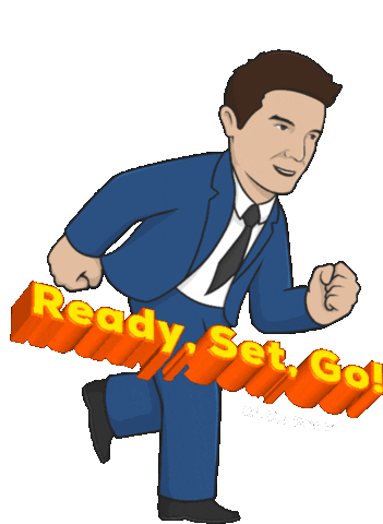 Ready Set Go Sticker by REALOPOLY