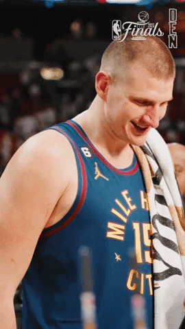 Happy National Basketball Association GIF by Denver Nuggets