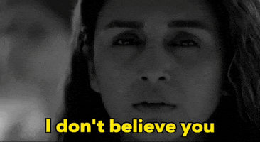 I Dont Believe You Black And White GIF by Applause Social