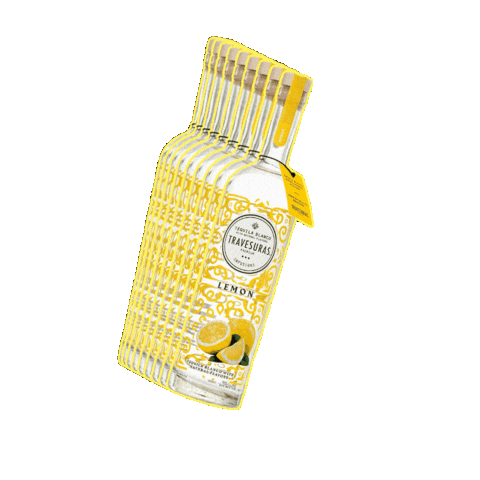 Lemon Tequila Sticker by Travesuras Infused Tequila