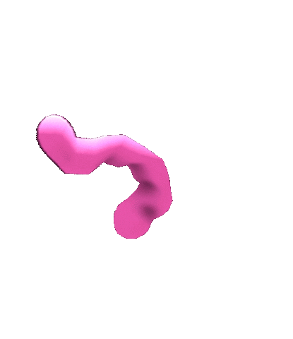 3D Worm Sticker by matthewkeff