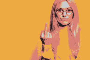 Art Middle Finger GIF by Fuggly