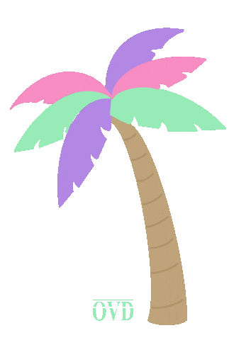 Palm Tree Sticker by OVDswim