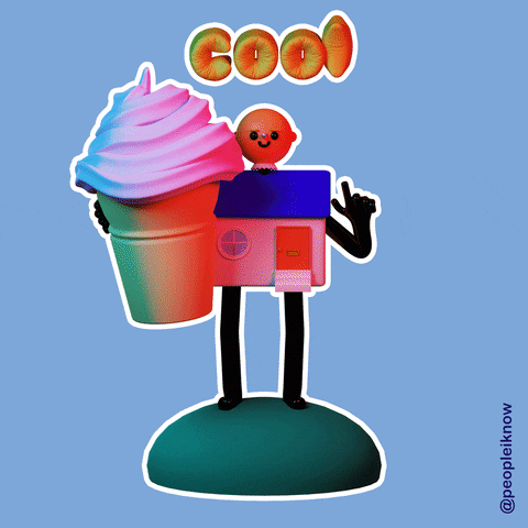 Ice Cream 3D GIF by Timothy Winchester