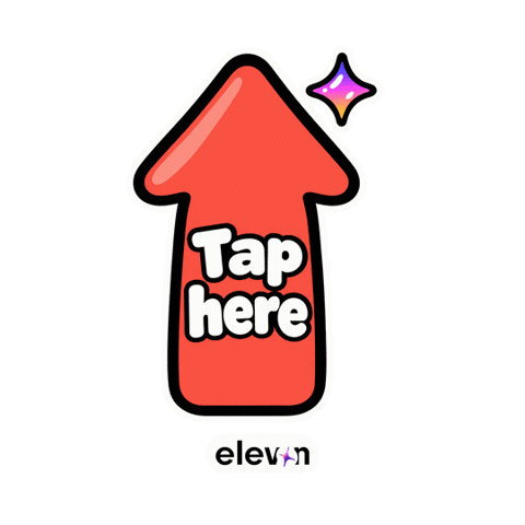 Swipe Up This Way Sticker by Elevon