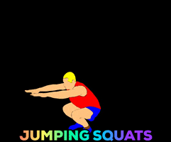 Fitness Jumping GIF