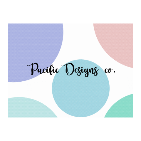 Pacific Designs co. Sticker