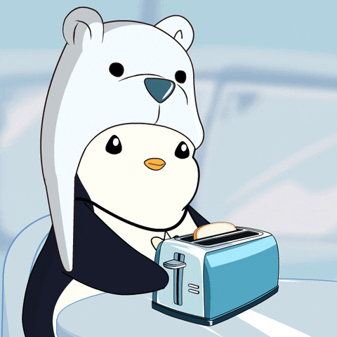 Hungry Breakfast GIF by Pudgy Penguins
