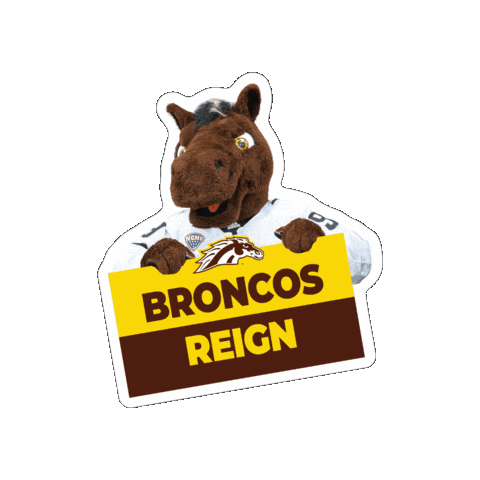 Western Michigan University Buster Sticker by WMU Alumni