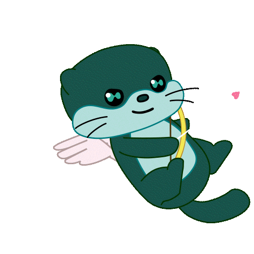 Love You Kiss Sticker by Odd Otties