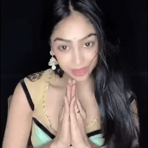 Greeting Indian Beauty GIF by Global Tara Entertainment