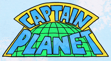 Captain Planet Heart GIF by Kev Lavery