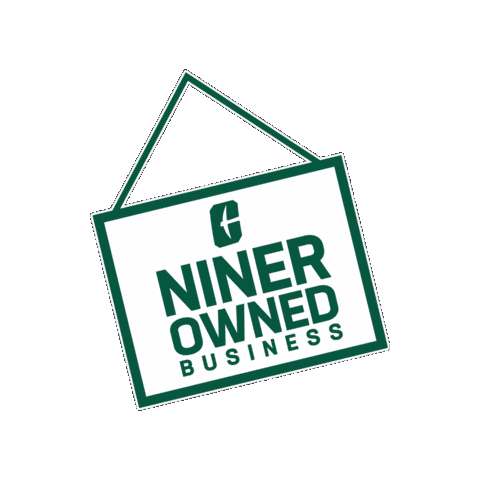 Niners Niner Nation Sticker by UNC Charlotte