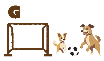 Dog Soccer Sticker by Underdog