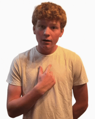 Ginger Pointing At Self GIF