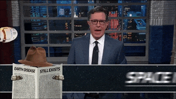 Stephen Colbert Space News GIF by The Late Show With Stephen Colbert