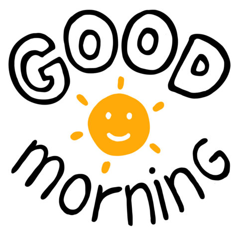 Good Morning Sticker