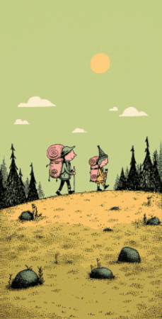 Adventure Forest GIF by Brzzy