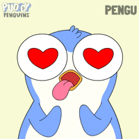 I Love You Wow GIF by Pudgy Penguins