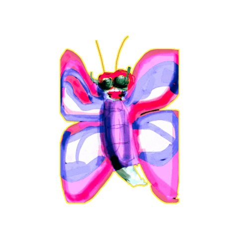 Butterfly Girl Sticker by A Reason To Feel