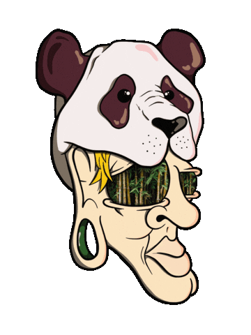 Red Panda Japan Sticker