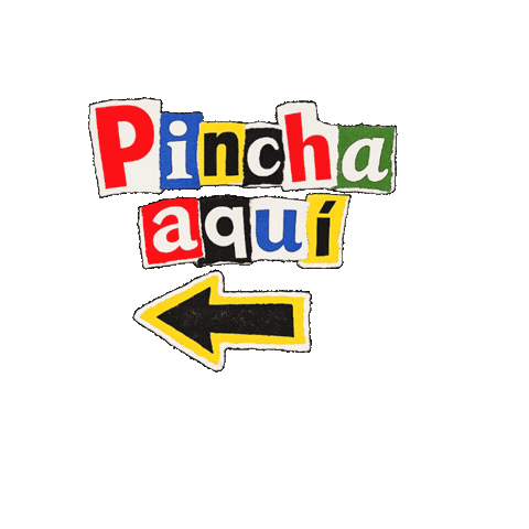 Arrow Pincha Aqui Sticker by Raveloteca;