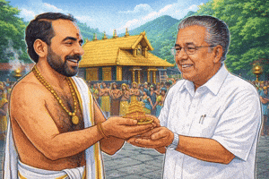 Pinarayi Vijayan Gold GIF