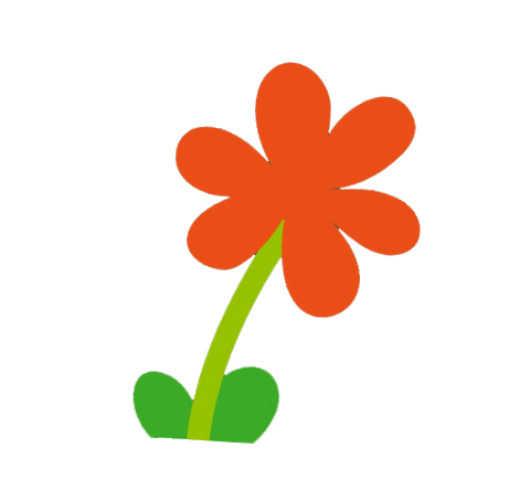 Orange Flower Sticker by sterossetti for iOS & Android | GIPHY