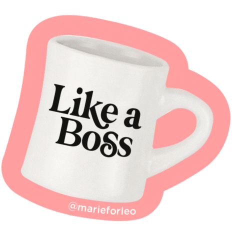 Like A Boss Sticker by Marie Forleo