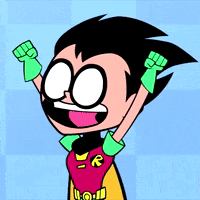 Excited Teen Titans Go GIF by Cartoon Network EMEA