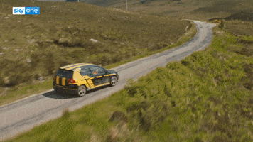 CurfewSeries oh no driving crash ouch GIF