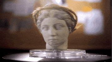 Head Statue GIF by The Explainer Studio