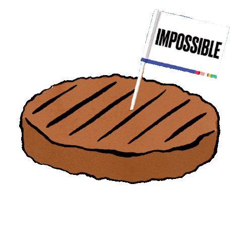 Impossible Burger Sticker by Bareburger