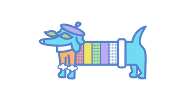 Pride Sausagedog Sticker by MSCroasters