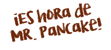 Mr Pancake Sticker