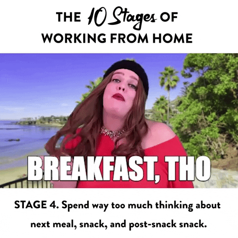 Hungry Work From Home GIF