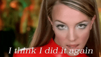 Oops I Did It Again GIFs - Get the best GIF on GIPHY