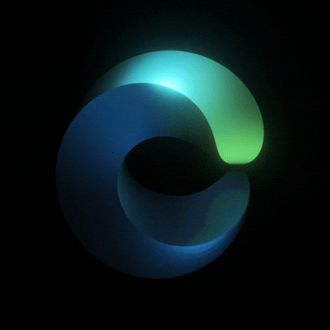 Glow Microsoft Edge GIF by xponentialdesign