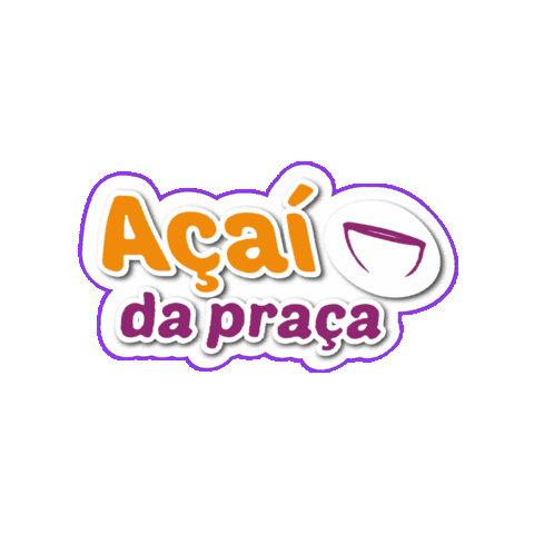 Açaí da Praça Sticker